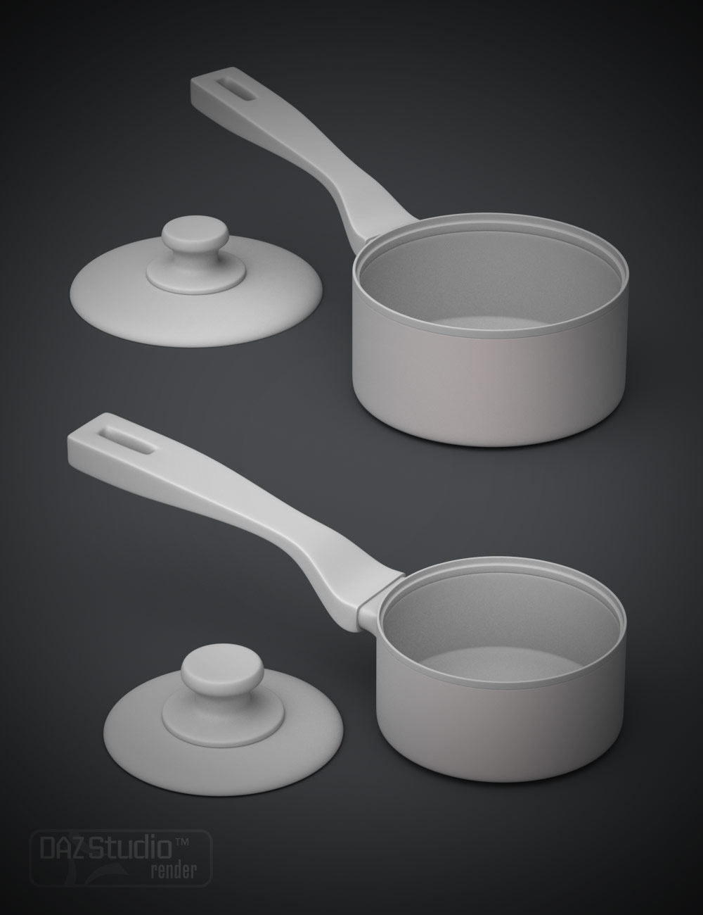 Cookware Set by: SloshWerks, 3D Models by Daz 3D