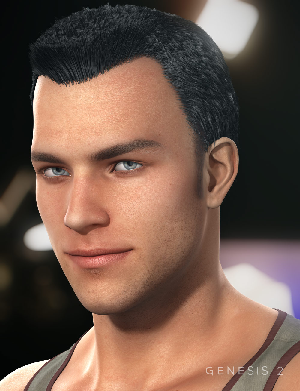 Cody Hair for M6 by: Neftis3D, 3D Models by Daz 3D