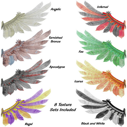 Dreamer Wings by: , 3D Models by Daz 3D
