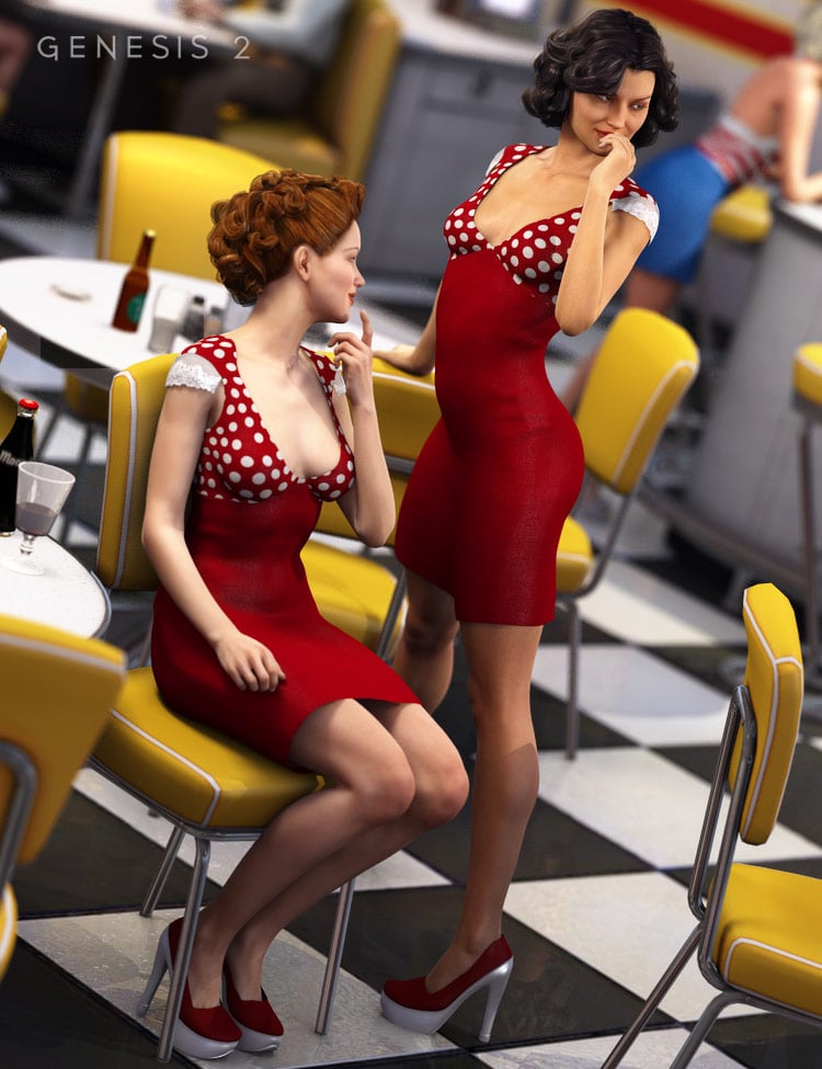 Winston Dress for Genesis 2 Female(s) Winston Dress for Genesis 2 Female(s) by: Barbara BrundonSarsa, 3D Models by Daz 3D