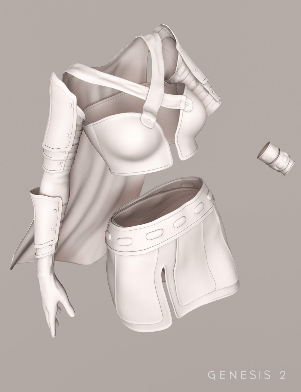 Caped Heroine For Genesis 2 Female(s) by: Barbara BrundonSarsa, 3D Models by Daz 3D