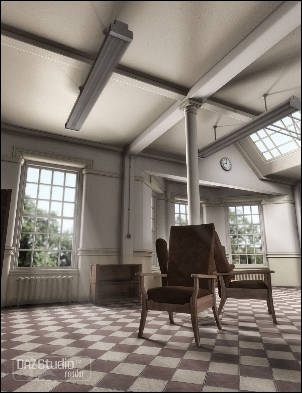 West Park Day Room Clinical by: Jack Tomalin, 3D Models by Daz 3D