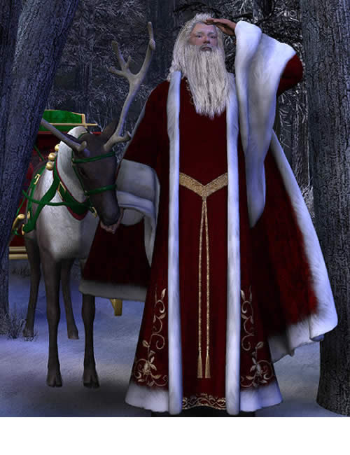 Father Christmas by: LaurieS, 3D Models by Daz 3D