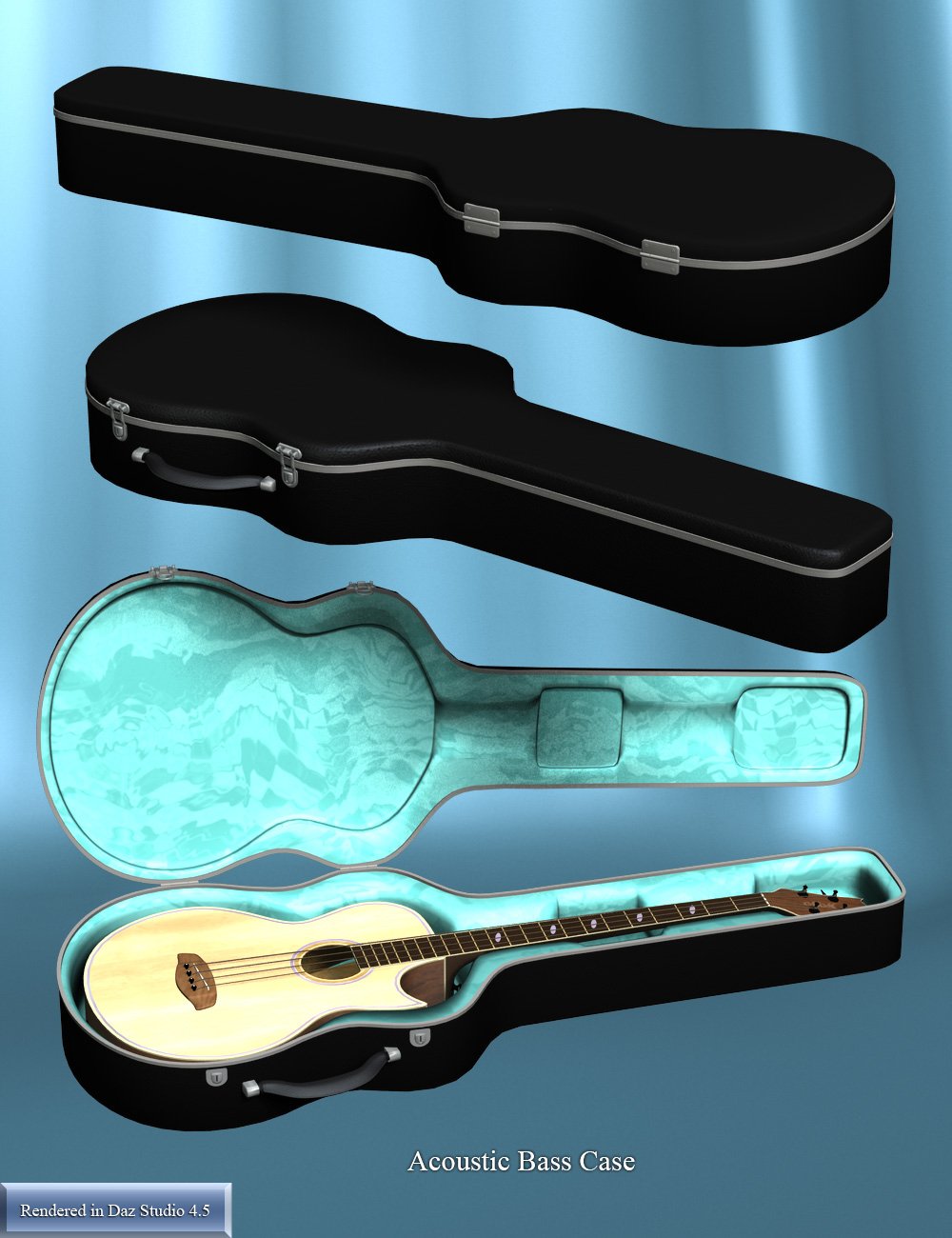 Melody Man Acoustic Guitars by: Don AlbertSimon3D, 3D Models by Daz 3D