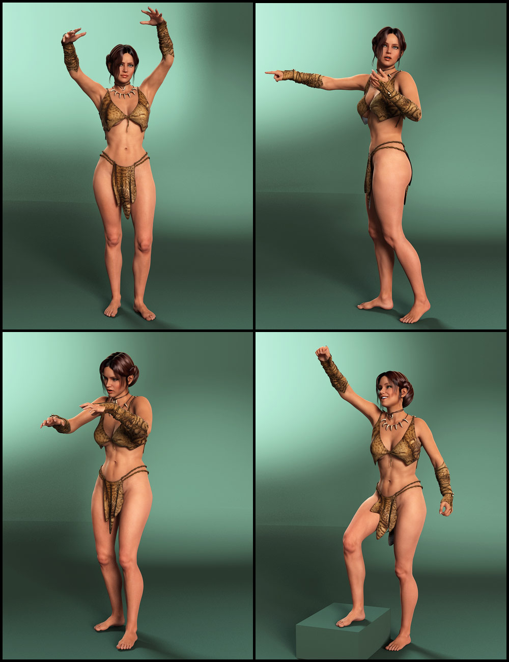 Warrior Goddess Poses for Olympia 6 by: blondie9999, 3D Models by Daz 3D