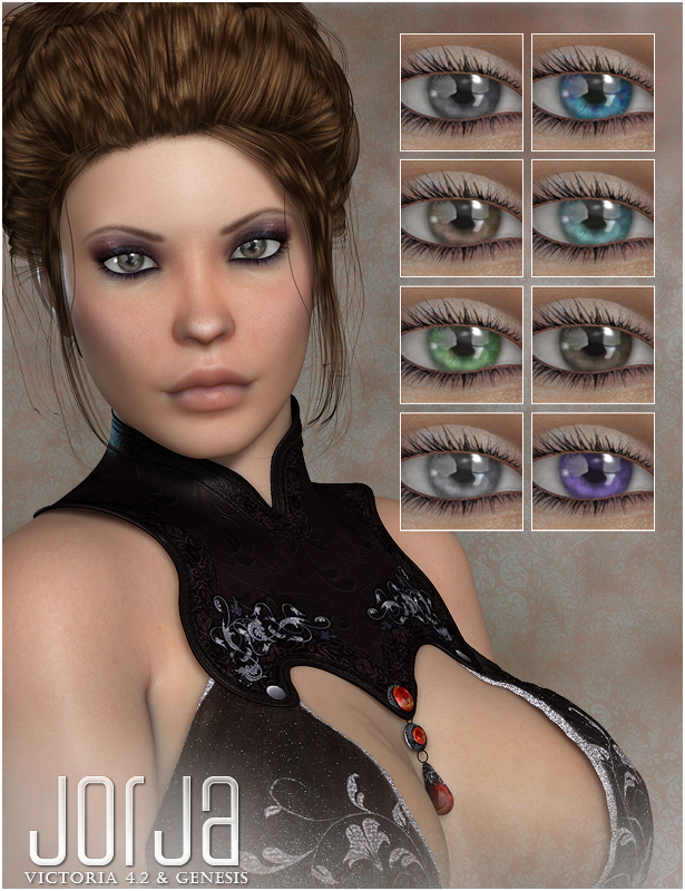 Jorja for Victoria 4 and Genesis by: OziChick, 3D Models by Daz 3D