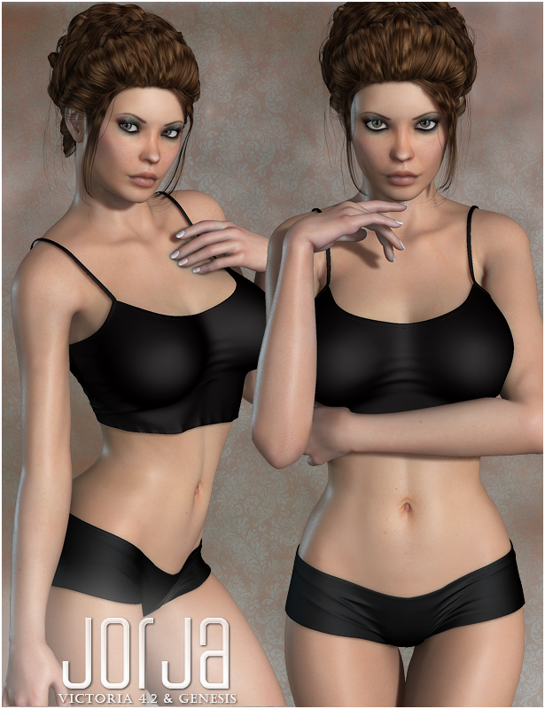 Jorja for Victoria 4 and Genesis by: OziChick, 3D Models by Daz 3D