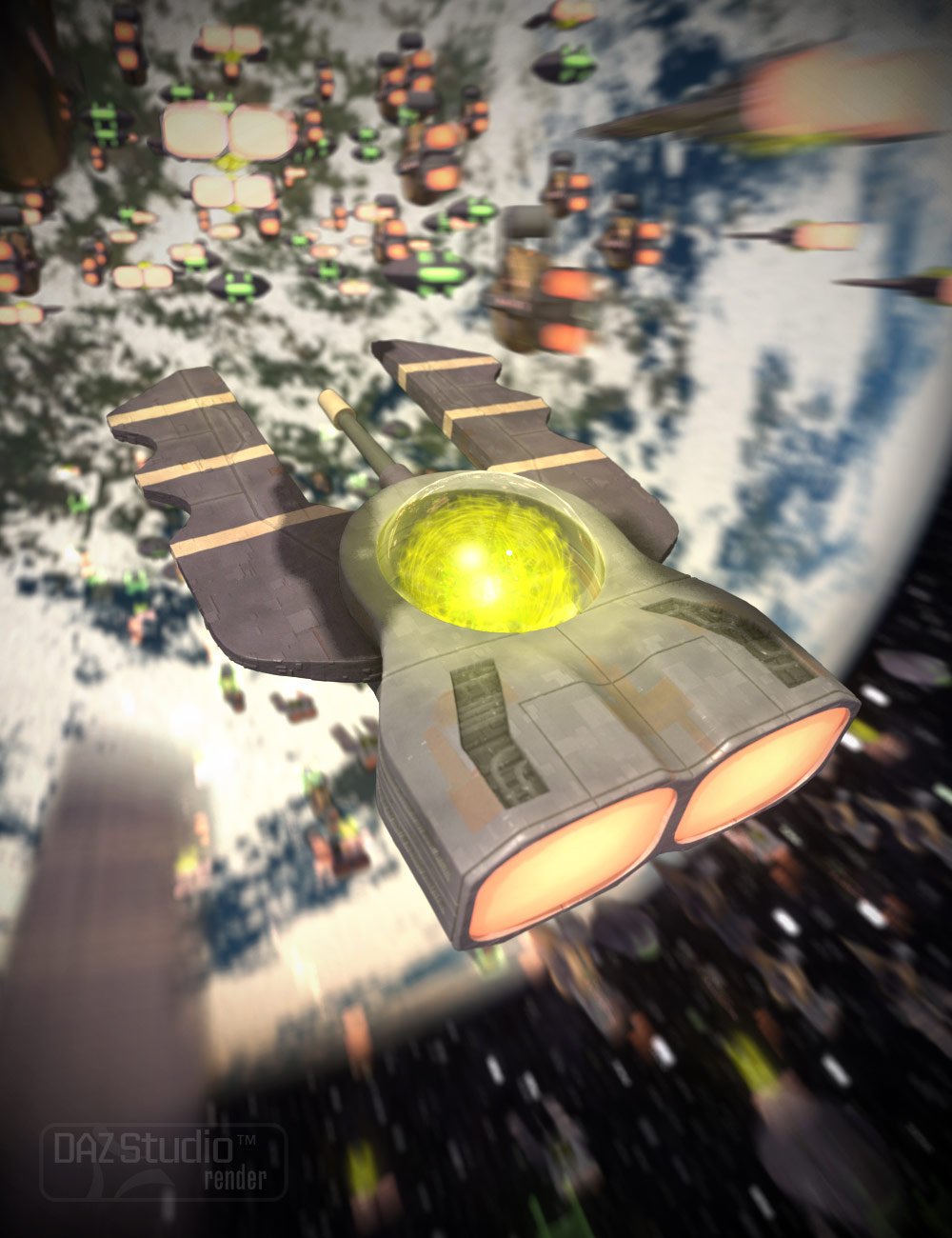 Alien Invasion! Alien Invasion! by: Valandar, 3D Models by Daz 3D