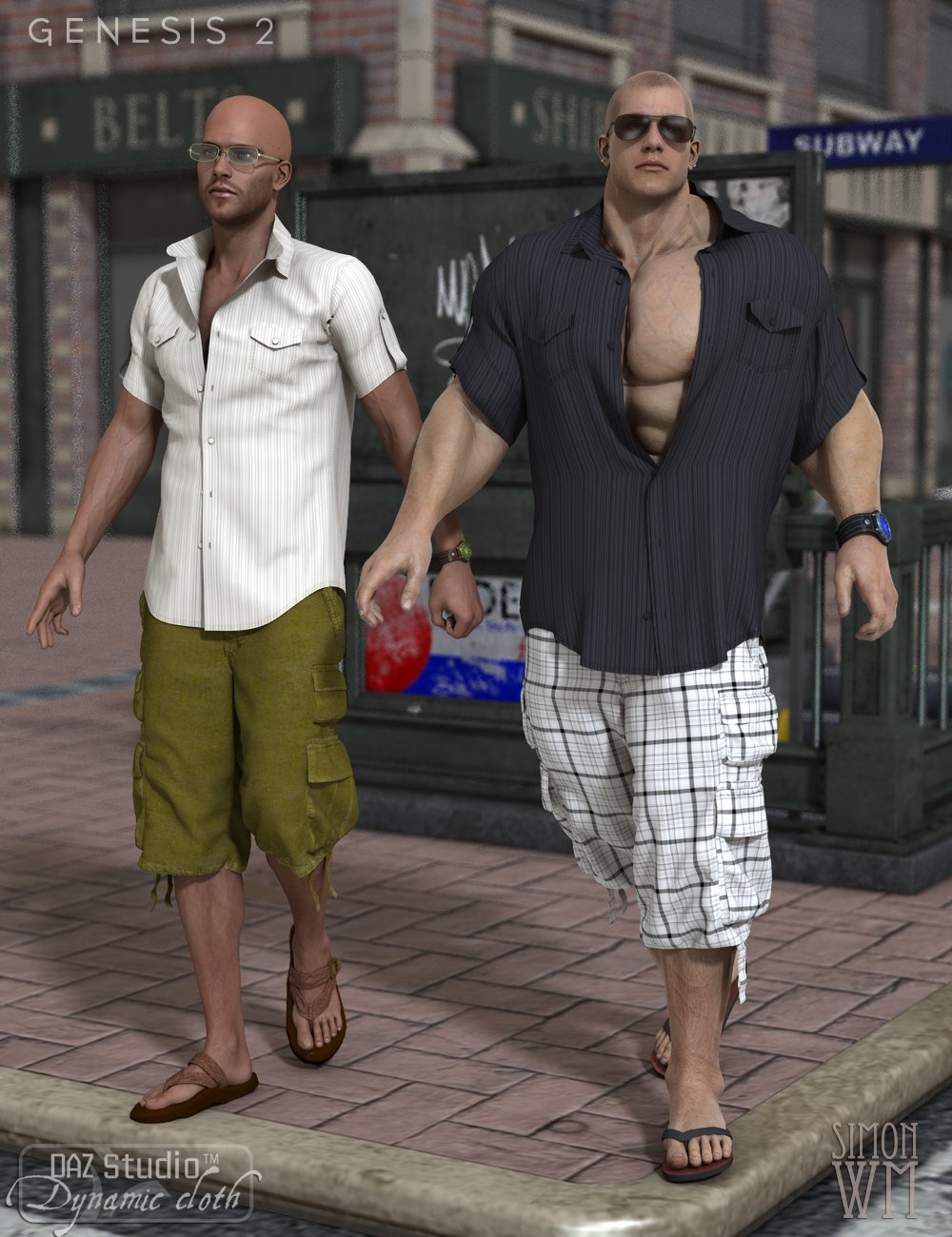 Dynamic Casuals for Genesis 2 Male(s) Dynamic Casuals for Genesis 2 Male(s) by: SimonWMOptiTex, 3D Models by Daz 3D