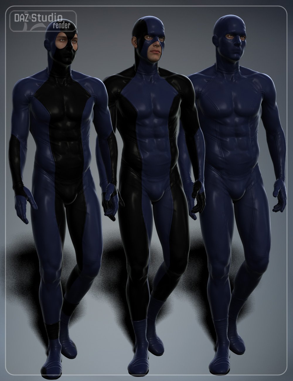 Super Hero Suit for Genesis 2 Male(s) and Michael 6 by: smay, 3D Models by Daz 3D