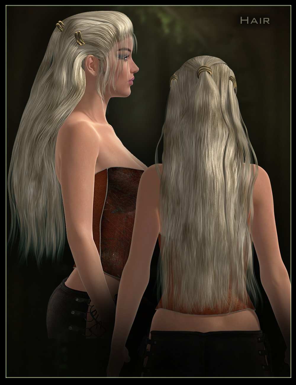 Dea Araneam Hair by: IgnisSerpentus, 3D Models by Daz 3D