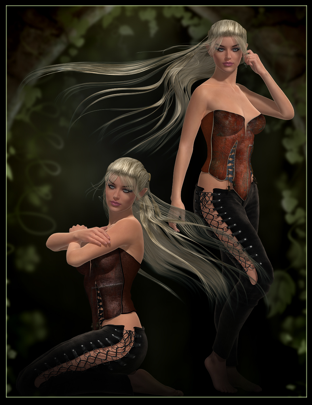 Dea Araneam Hair Dea Araneam Hair by: IgnisSerpentus, 3D Models by Daz 3D