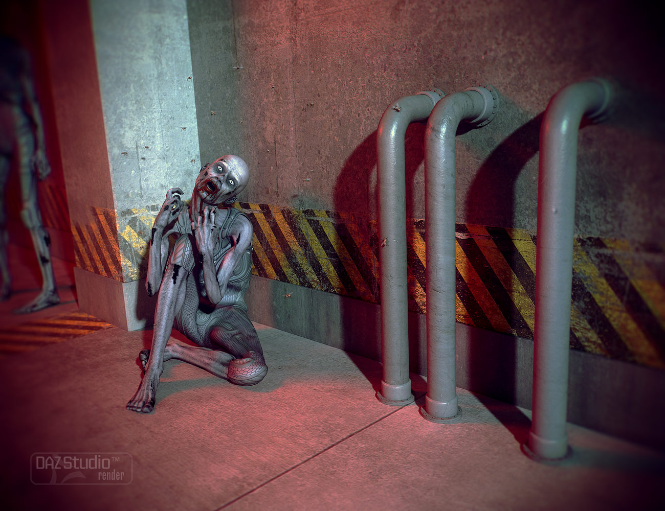 Restricted Hallway by: , 3D Models by Daz 3D