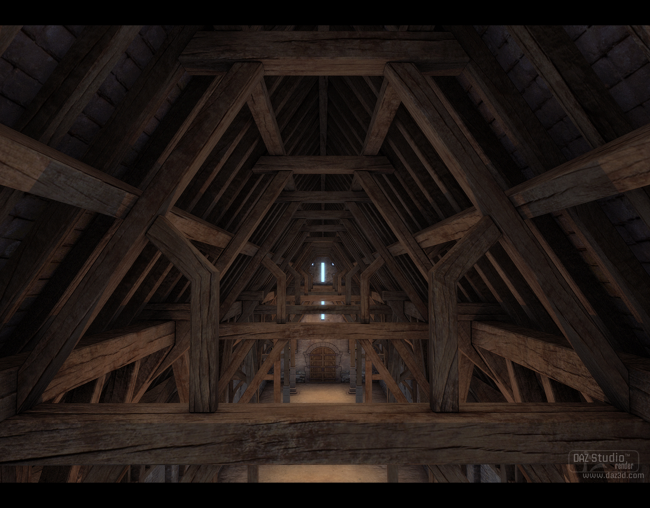 Tithe Barn Tithe Barn by: SoulessEmpathy, 3D Models by Daz 3D