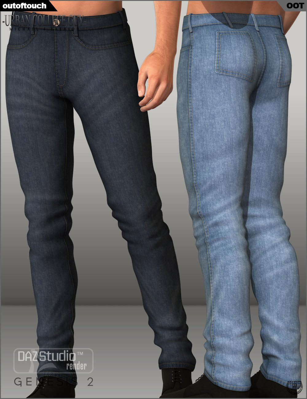 Urban College Guy Fashion for Genesis 2 Male(s) by: outoftouch, 3D Models by Daz 3D