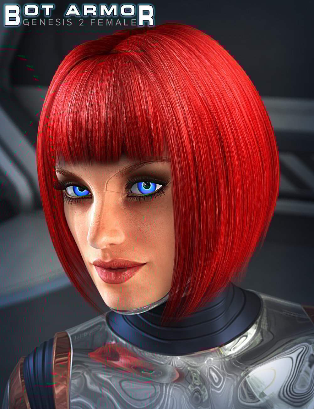 Genesis 2 Female Bot Armor Genesis 2 Female Bot Armor by: Parris, 3D Models by Daz 3D