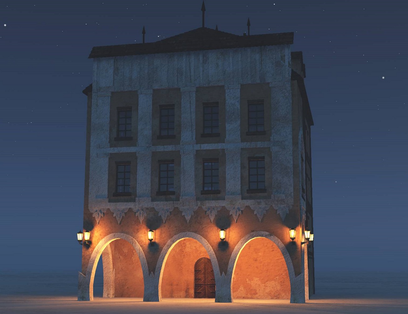 Medieval Building by: Cornucopia3D, 3D Models by Daz 3D
