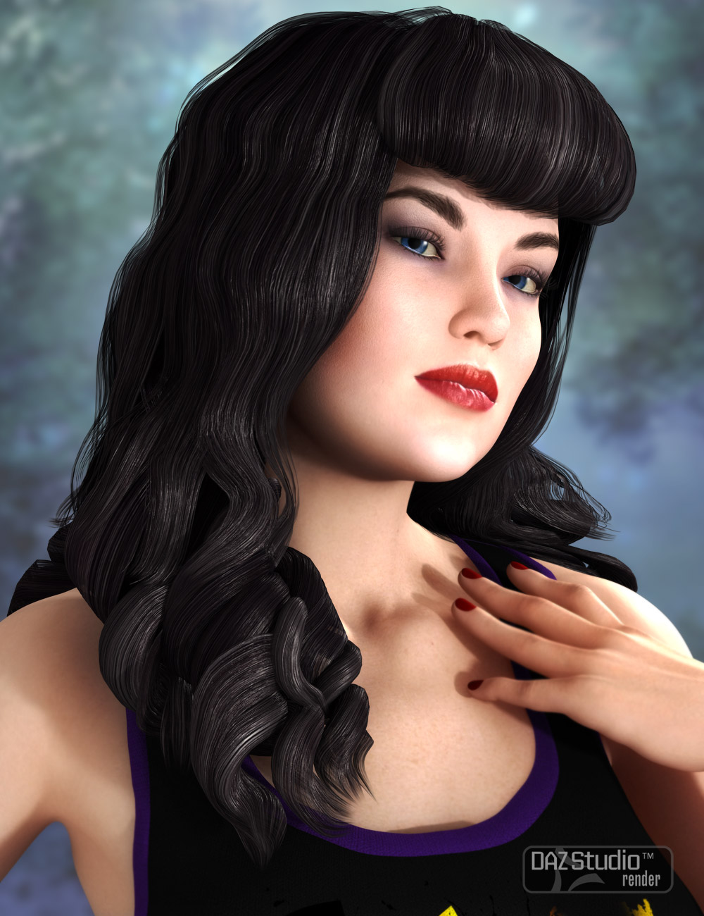 Kalypso Hair Kalypso Hair by: AprilYSH, 3D Models by Daz 3D