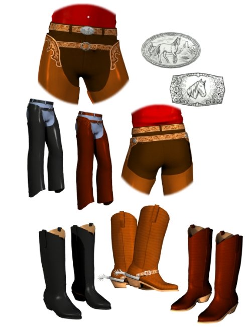 Classic Western Collection by: blondie9999, 3D Models by Daz 3D