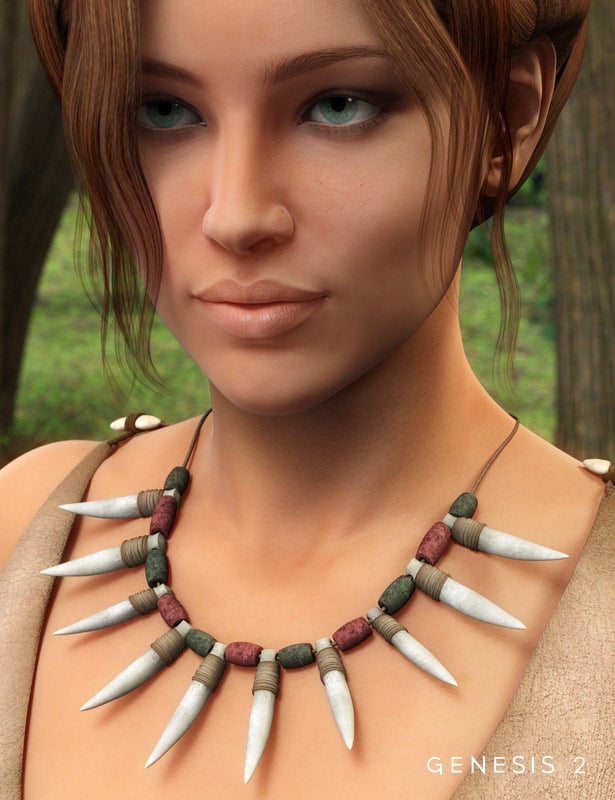 Tooth and Bone: Savage Accessories for Genesis 2 Female(s)