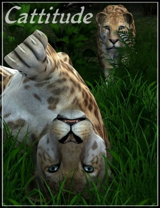 Cattitude Poses for DAZ Big Cat 2 Cattitude Poses for DAZ Big Cat 2 by: Elliandra, 3D Models by Daz 3D