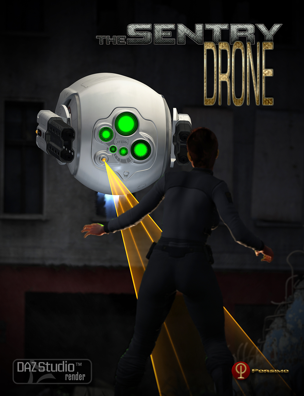 The Sentry Drone by: Porsimo, 3D Models by Daz 3D