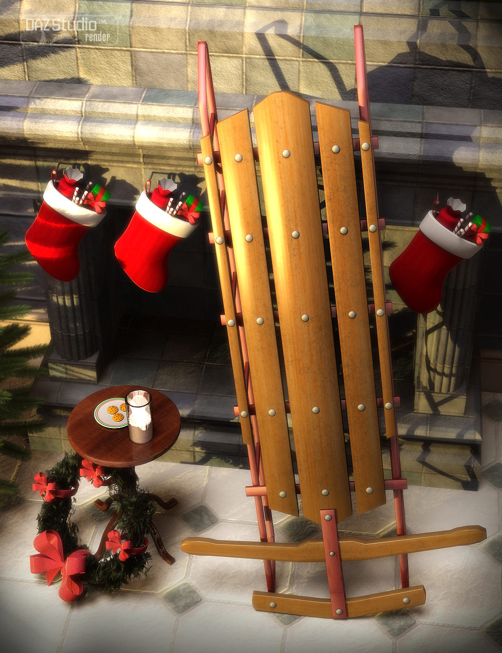 Christmas Accessories by: ARTCollab, 3D Models by Daz 3D