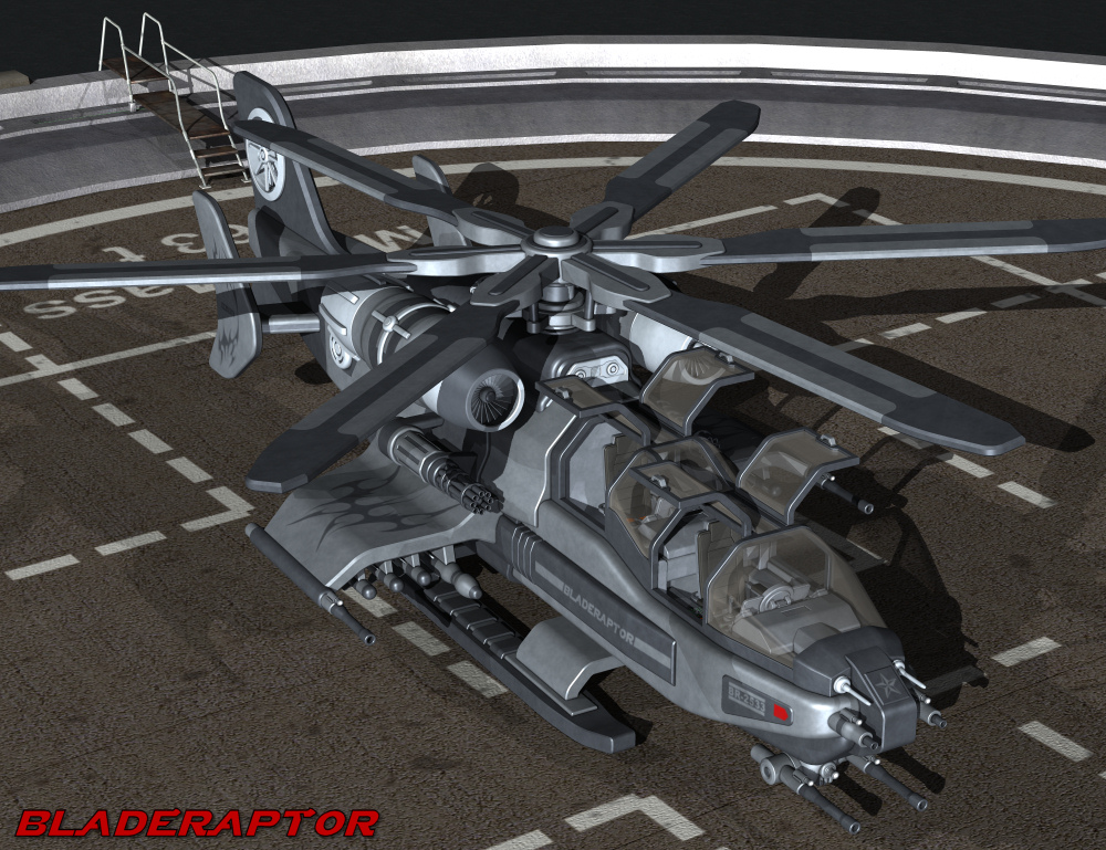 BladeRaptor by: Nightshift3D, 3D Models by Daz 3D