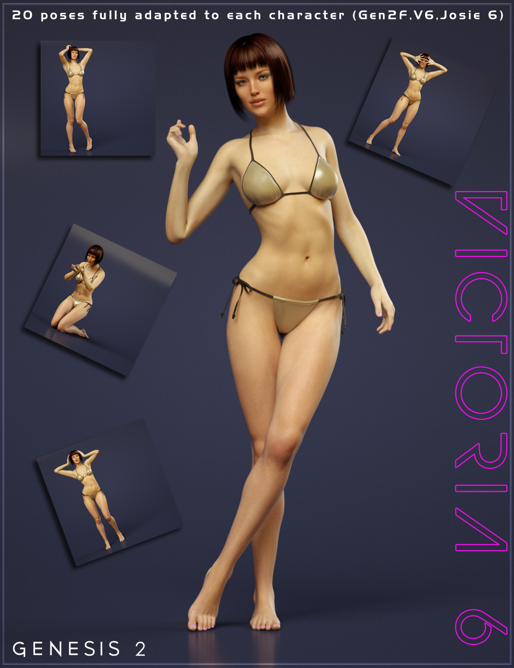 Relax and Fun for Genesis 2 Female(s) by: Slide3D, 3D Models by Daz 3D