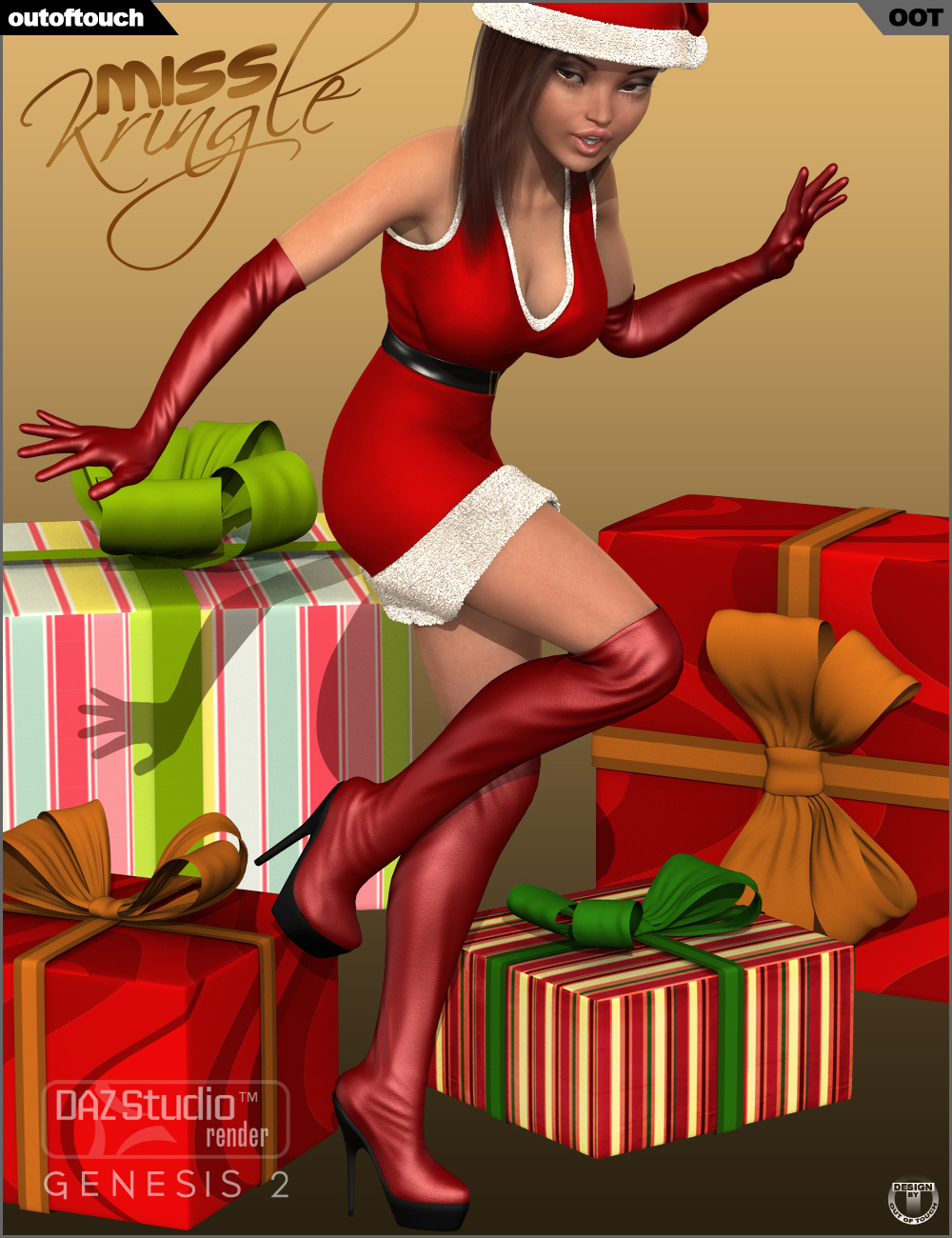 Miss Kringle for Genesis 2 Female(s) by: outoftouch, 3D Models by Daz 3D