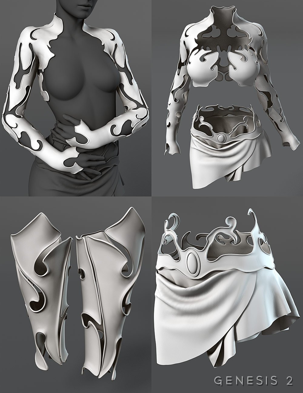 Phoenix for Genesis 2 Female(s) by: 4blueyes, 3D Models by Daz 3D