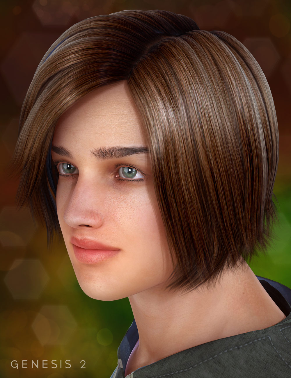 Surfer Hair by: , 3D Models by Daz 3D