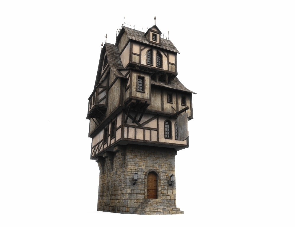 Medieval Houses Medieval Houses by: Cornucopia3D, 3D Models by Daz 3D