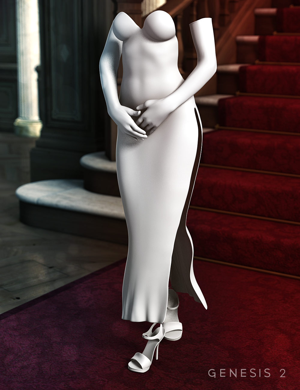 Jessica Dress for Genesis 2 Female(s) by: Barbara Brundonbucketload3d, 3D Models by Daz 3D