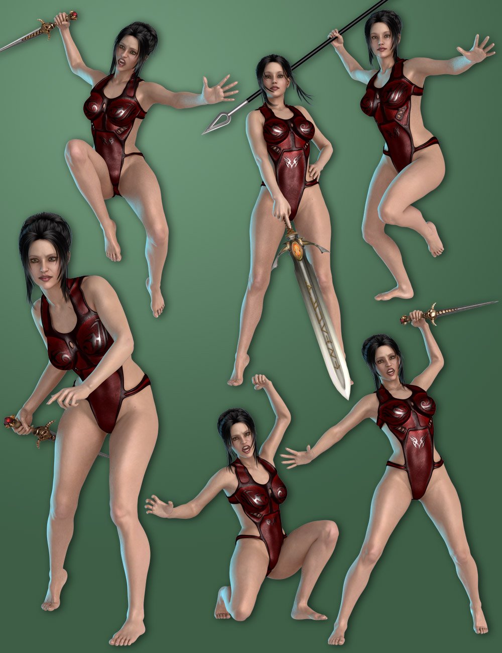 Capsces Poses Olympia 6 Barbarian Capsces Poses Olympia 6 Barbarian by: Capsces Digital Ink, 3D Models by Daz 3D