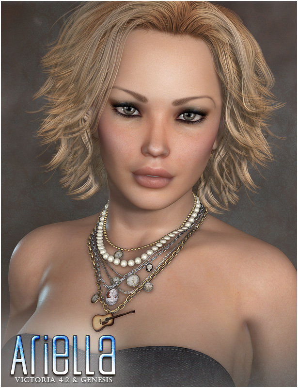 Ariella for Victoria 4 and Genesis by: OziChick, 3D Models by Daz 3D