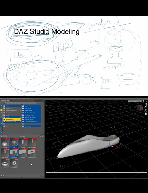 DAZ Studio Modeling by: Dreamlight, 3D Models by Daz 3D