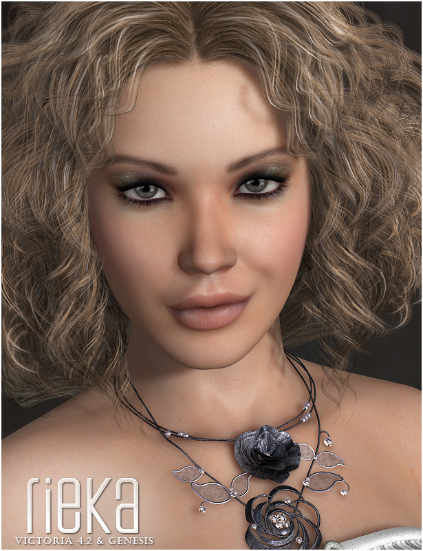 Rieka for Victoria 4 and Genesis by: OziChick, 3D Models by Daz 3D