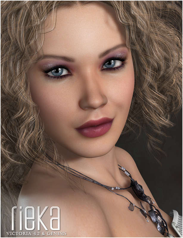Rieka for Victoria 4 and Genesis Rieka for Victoria 4 and Genesis by: OziChick, 3D Models by Daz 3D