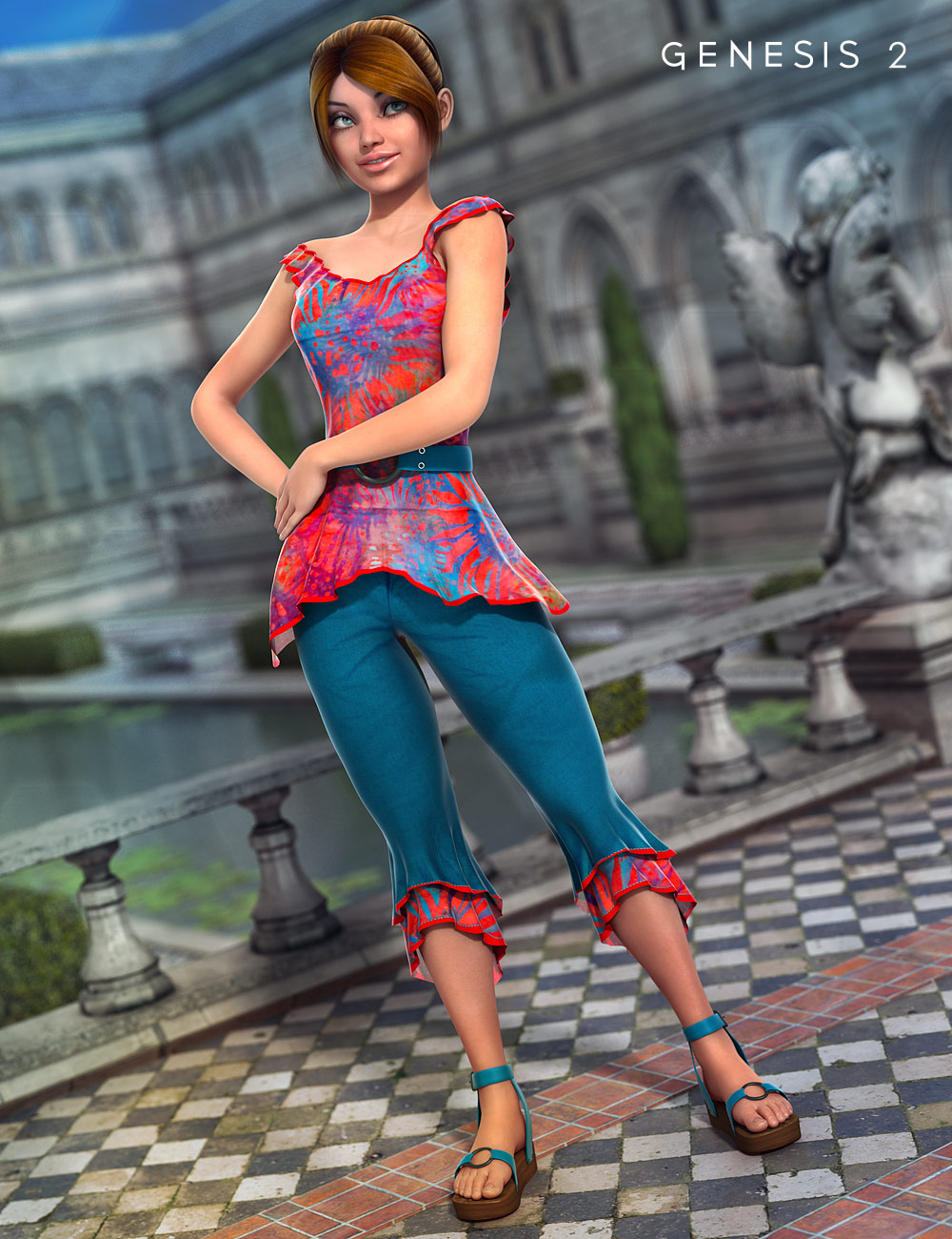 Sparkling Spring Wear Textures by: Sarsa, 3D Models by Daz 3D