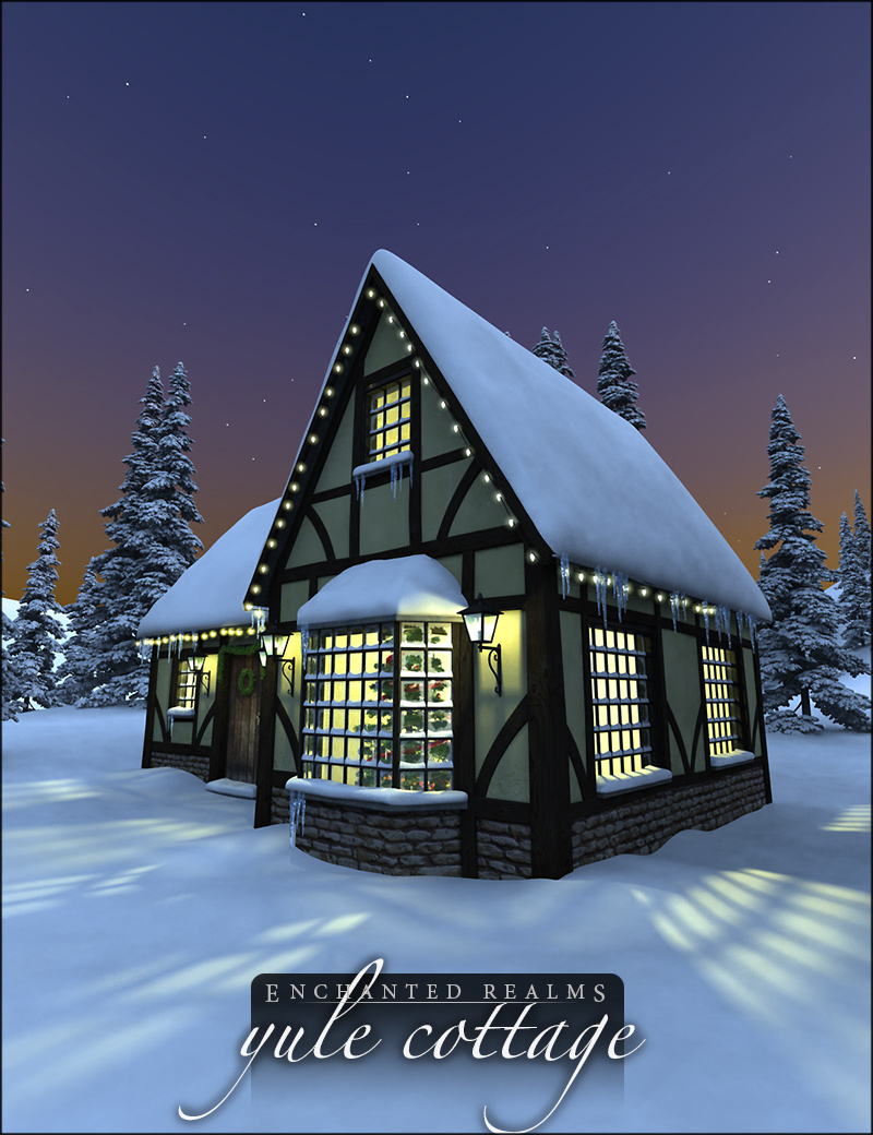 Yule Cottage by: HowieFarkes, 3D Models by Daz 3D