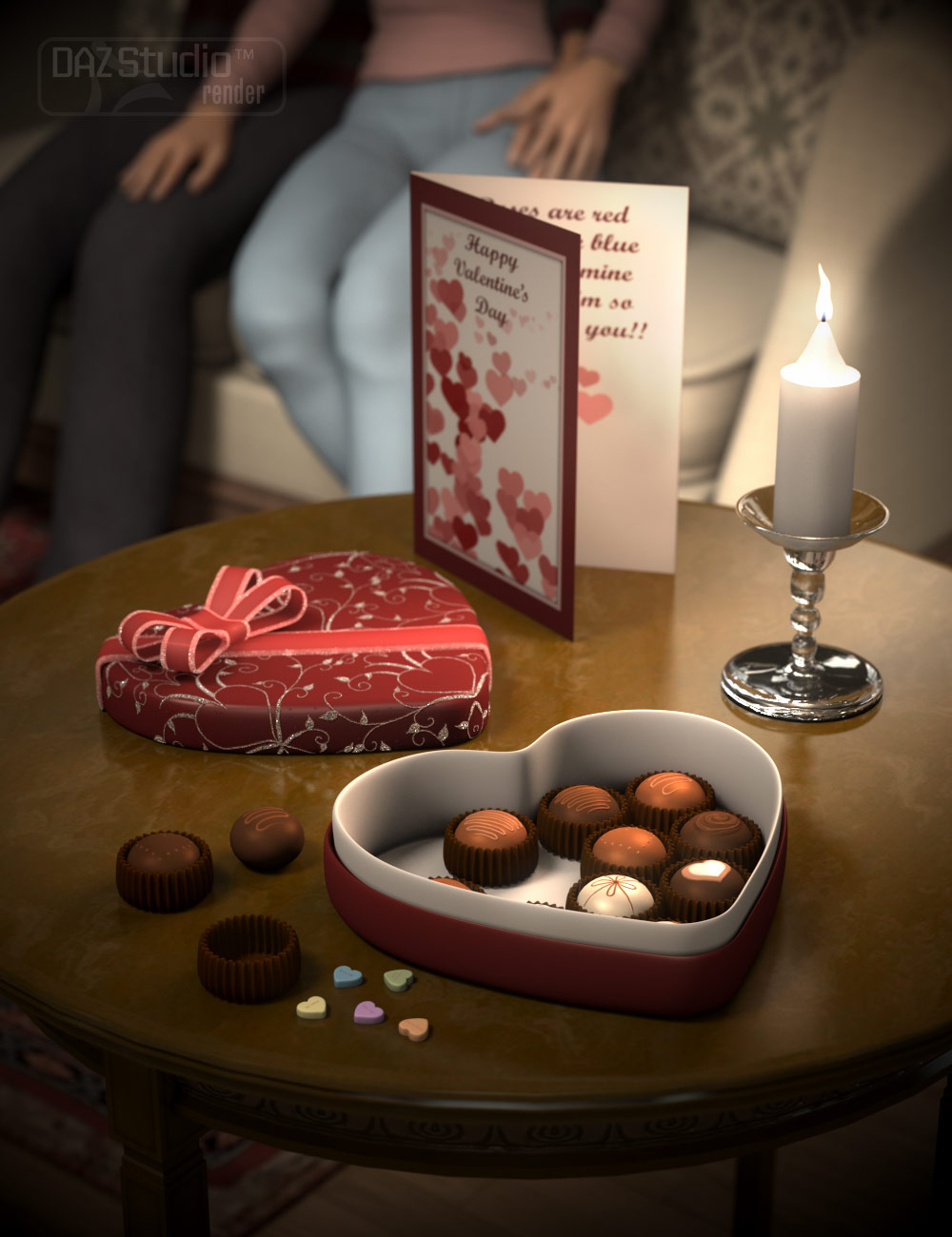Valentine by: ARTCollab, 3D Models by Daz 3D