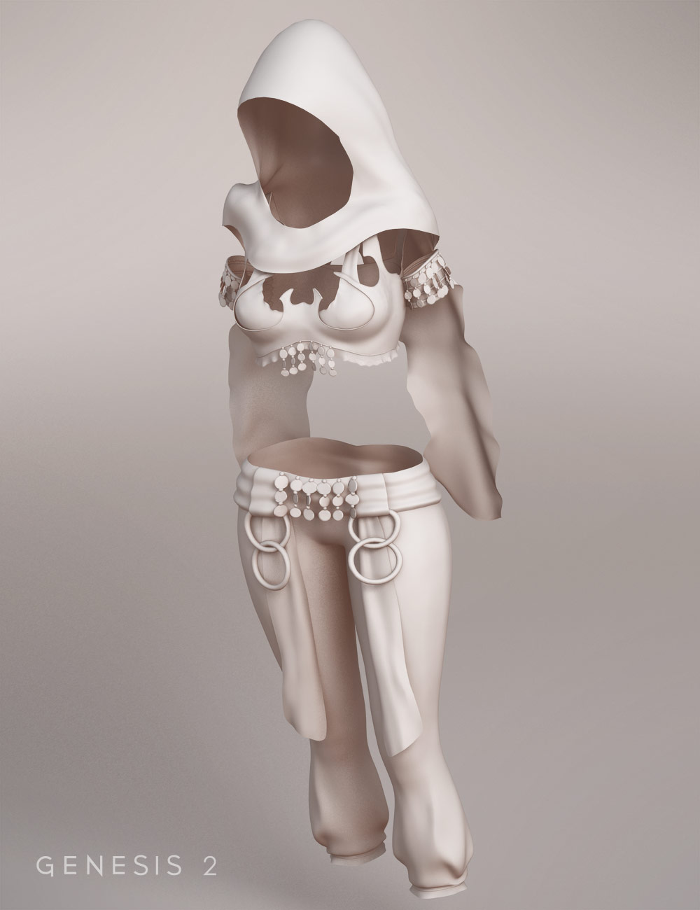 Gypsy Outfit for Genesis 2 Female(s) by: Barbara BrundonSarsa, 3D Models by Daz 3D