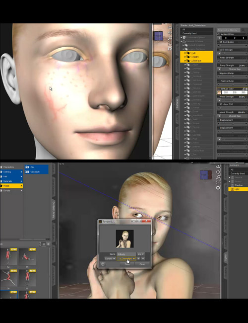 Female Character Creation Tutorial - Turn Your V6 Characters Into Cash by: Dreamlight, 3D Models by Daz 3D