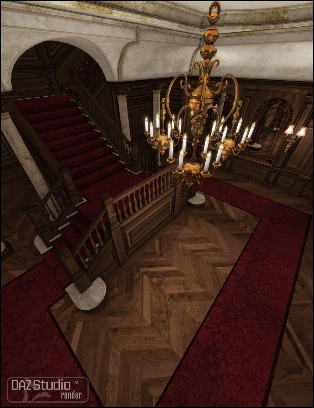Anderson Hall Vestibule by: Jack Tomalin, 3D Models by Daz 3D