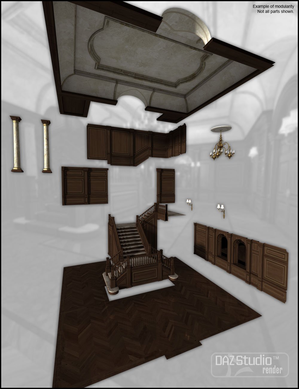Anderson Hall Vestibule by: Jack Tomalin, 3D Models by Daz 3D