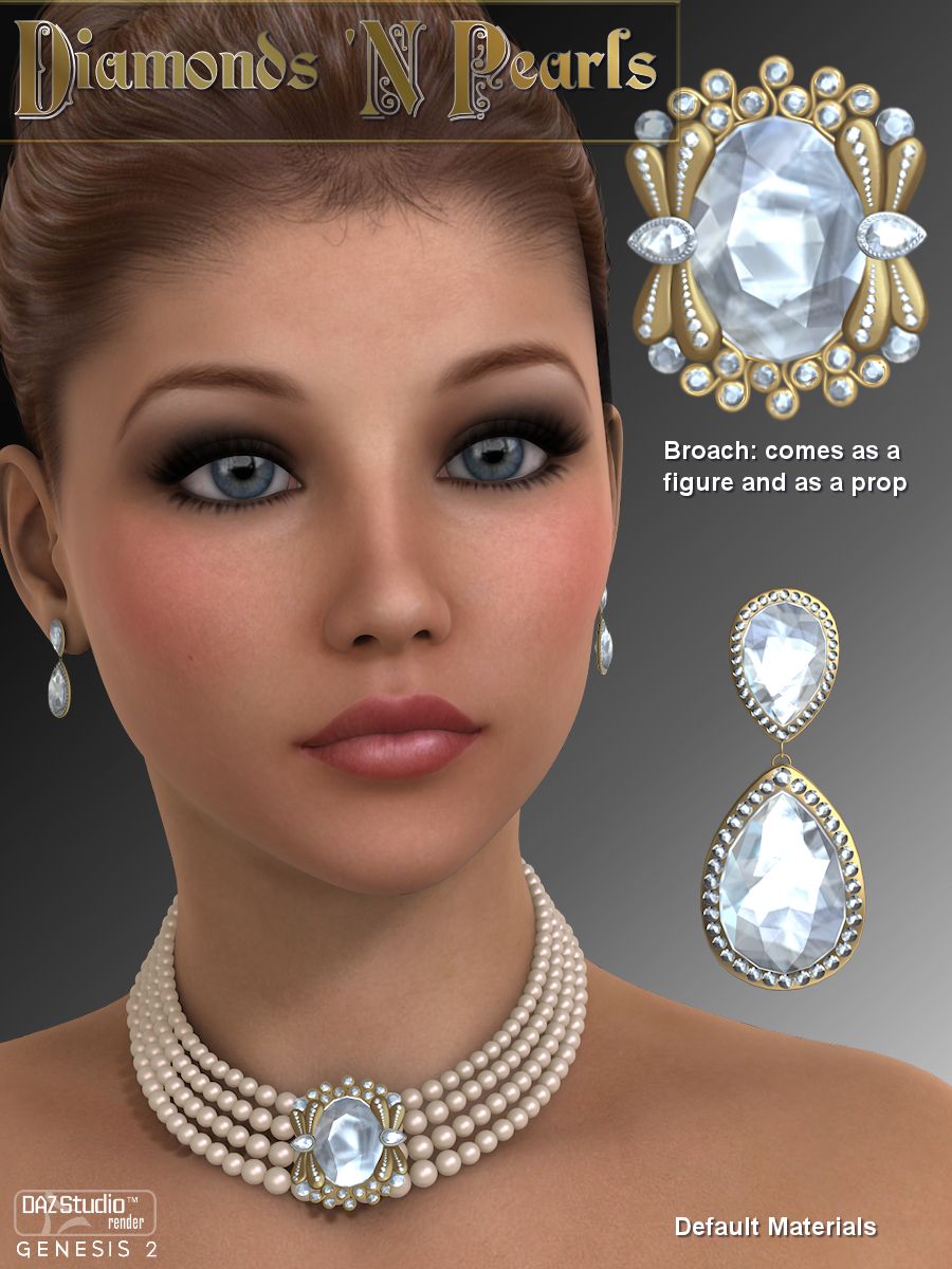 Diamonds 'N Pearls by: WildDesigns, 3D Models by Daz 3D