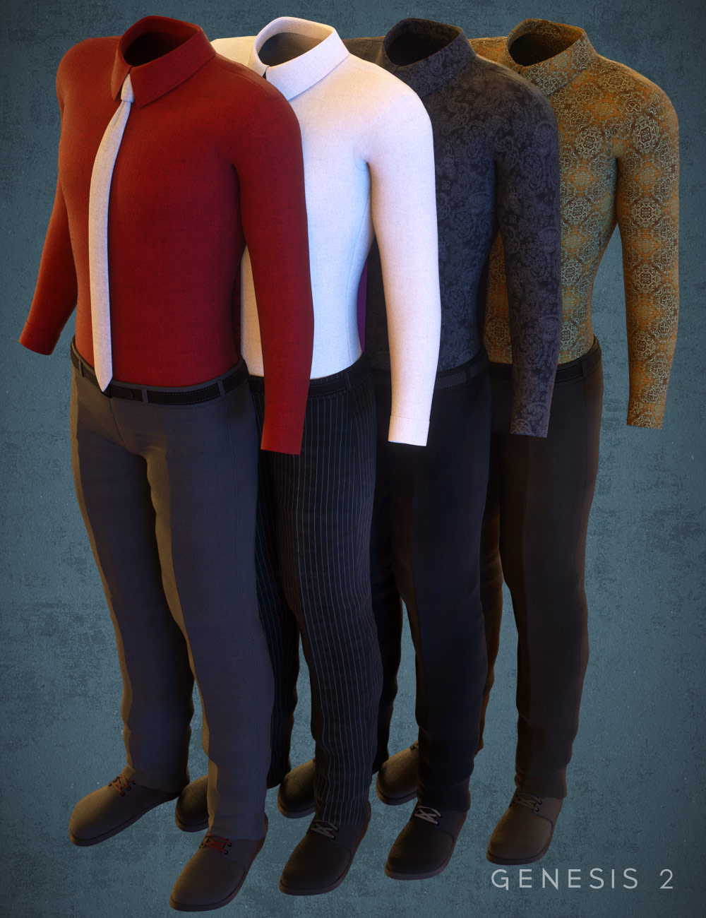 Internship Outfit Textures Daz 3D