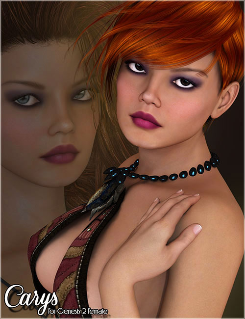 Carys For Genesis 2 Female(s) by: Belladzines, 3D Models by Daz 3D