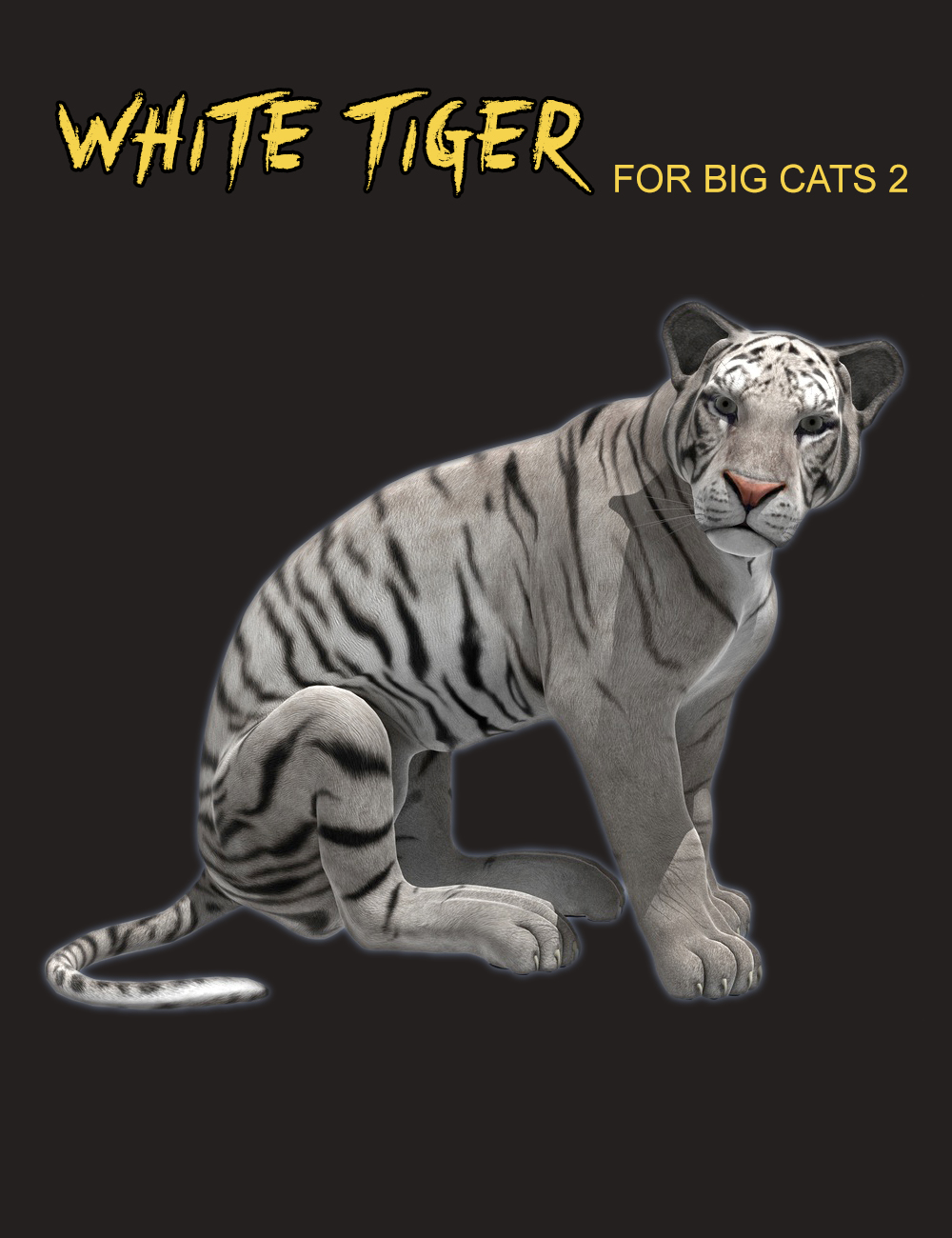 White Tiger for DAZ Big Cat 2 by: Alessandro_AMKendall Sears, 3D Models by Daz 3D